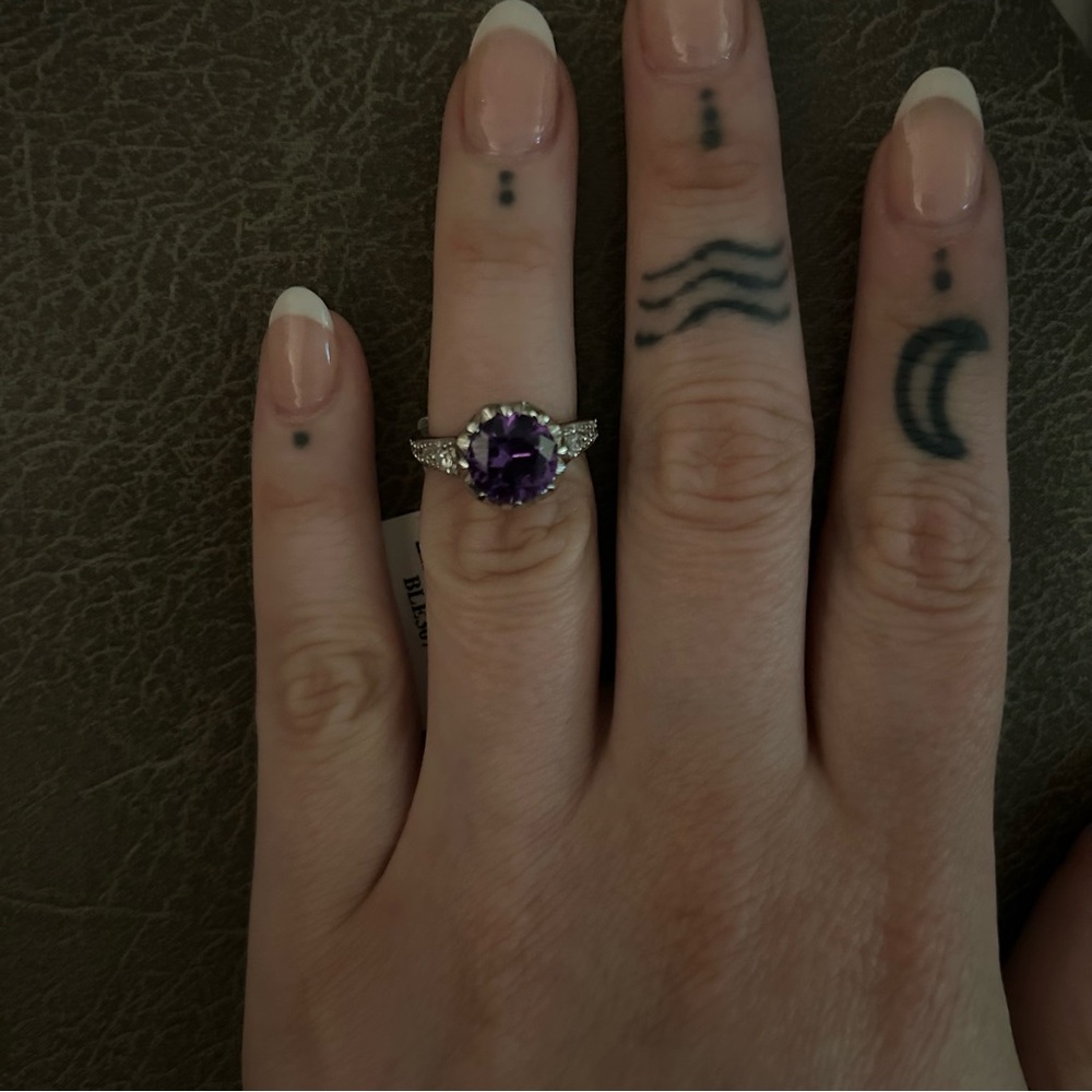 JTV Purple Bella Luce Esotica Ring 💍